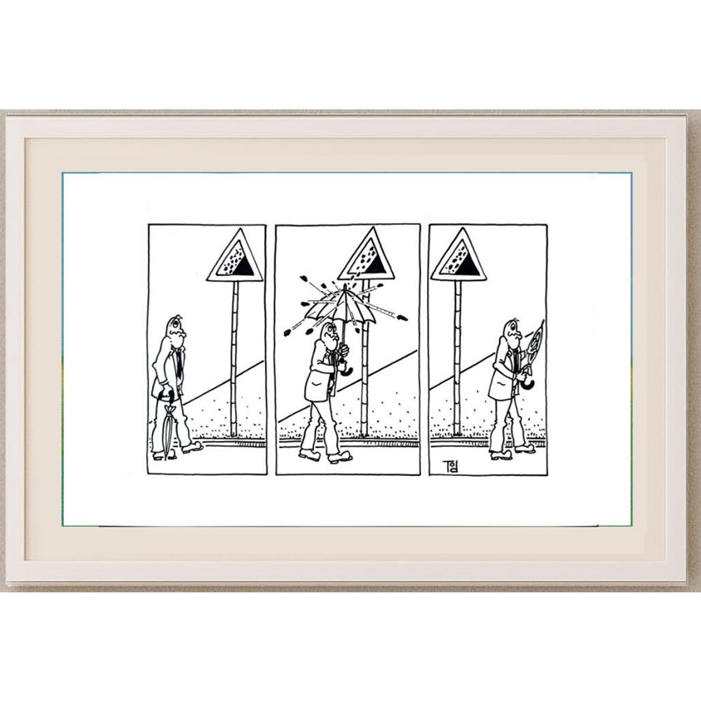 Tomislav Ozanic 29x21cm Orijinal Karikatür BOD02360