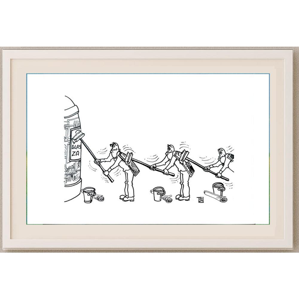 Tomislav Ozanic 29x21cm Orijinal Karikatür BOD02362