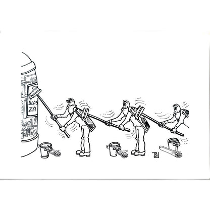 Tomislav Ozanic 29x21cm Orijinal Karikatür BOD02362