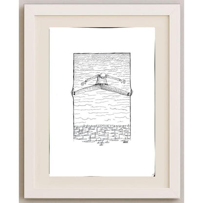 Jano Valter 43x30cm Orijinal Karikatür BOD02373