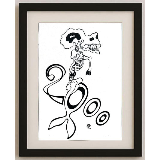 Davar Najafi 43x30cm Orijinal Karikatür BOD02374