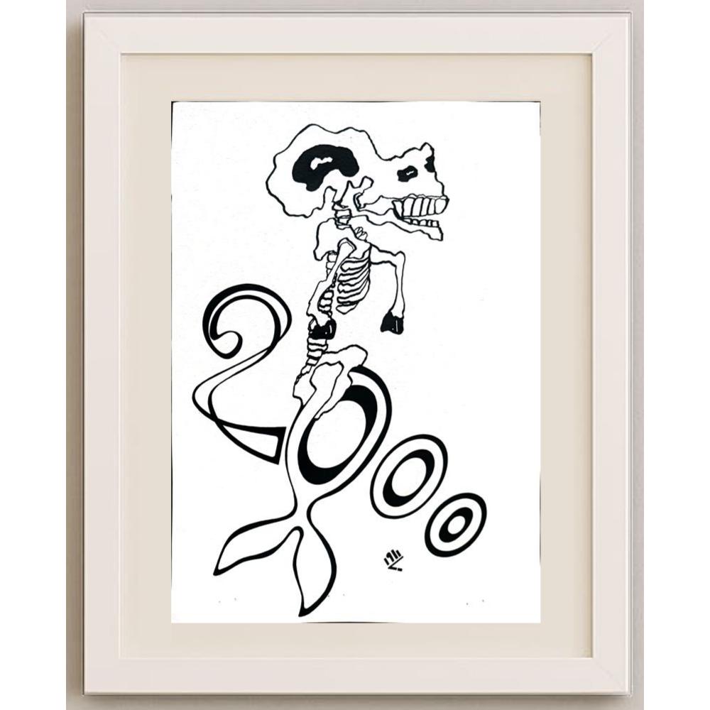 Davar Najafi 43x30cm Orijinal Karikatür BOD02374