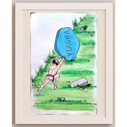 Frantisek Kratochvil 43x30cm Orijinal Karikatür BOD02375