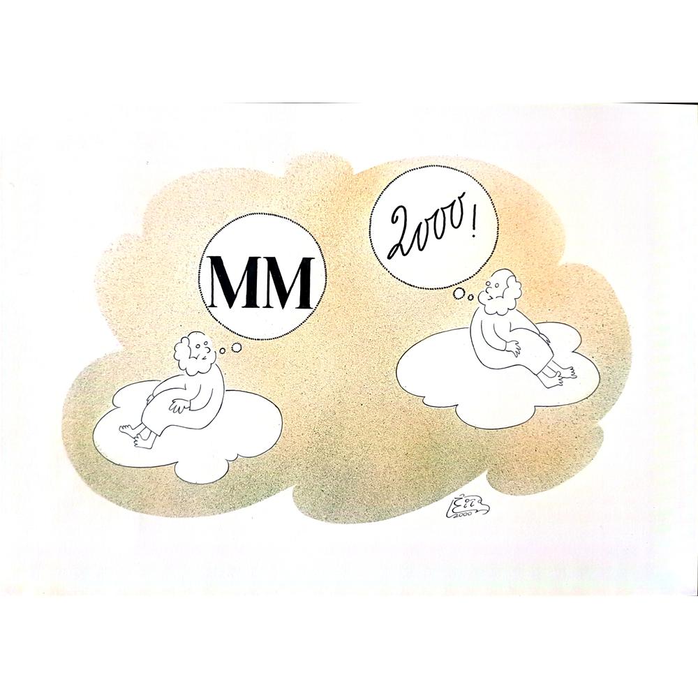 Vitalij Koryako 29x21cm Orijinal Karikatür BOD02380