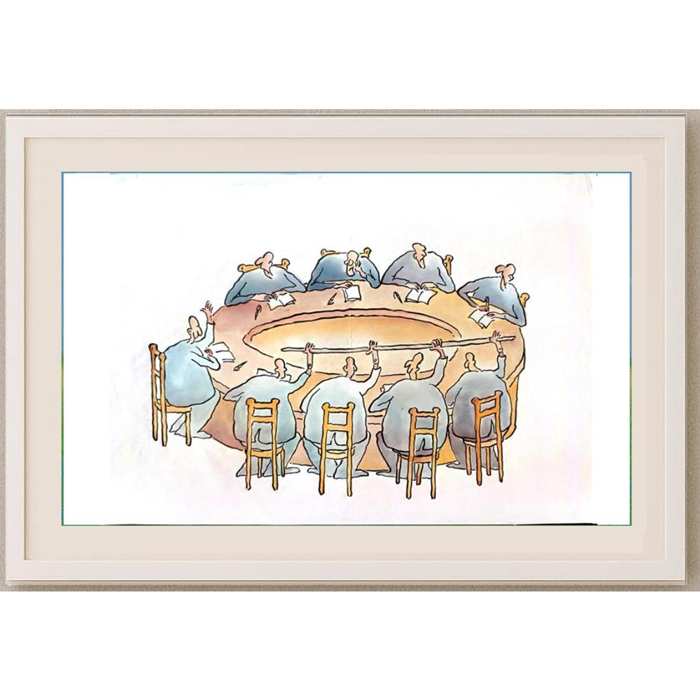 Xu Xiao 40x28cm Orijinal Karikatür BOD02387