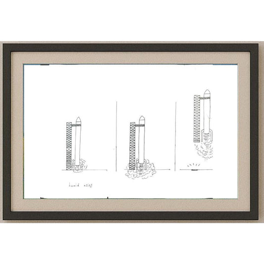 Hamid Reza Azizy 43x30cm Orijinal Karikatür BOD02389