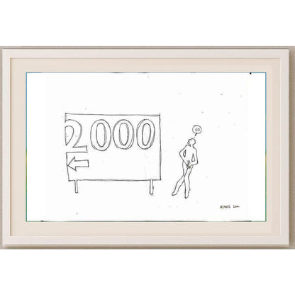 Josip Minks 43x30cm Orijinal Karikatür BOD02392