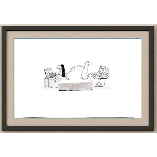 Zdravko Beshendgiev 49x35cm Orijinal Karikatür BOD02408