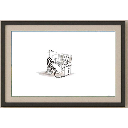 Zdravko Beshendgiev 49x35cm Orijinal Karikatür BOD02410