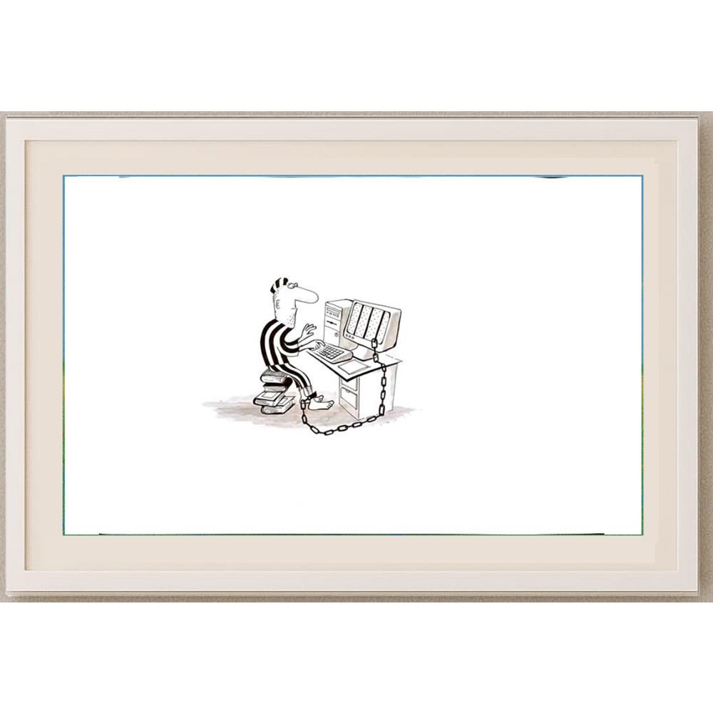 Zdravko Beshendgiev 49x35cm Orijinal Karikatür BOD02410