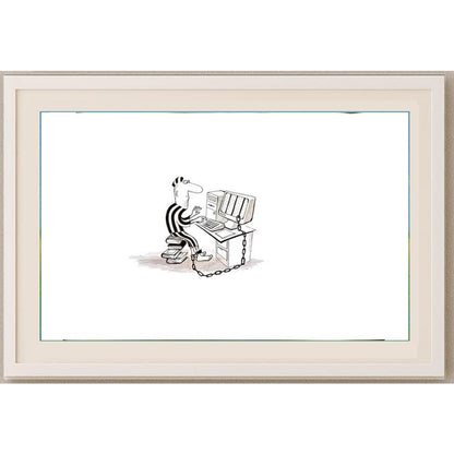 Zdravko Beshendgiev 49x35cm Orijinal Karikatür BOD02410