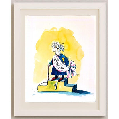 Franziska Becker 29x21cm Orijinal Karikatür BOD02430
