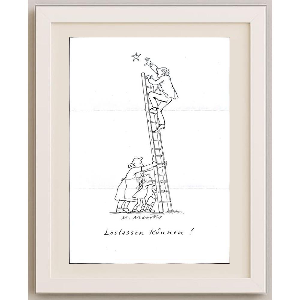 Marie Marcks 29x21cm Orijinal Karikatür BOD02431