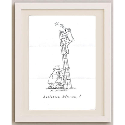 Marie Marcks 29x21cm Orijinal Karikatür BOD02431
