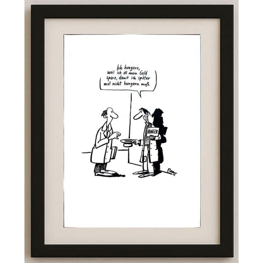 Erich Rauschenbach 29x21cm Orijinal Karikatür BOD02441