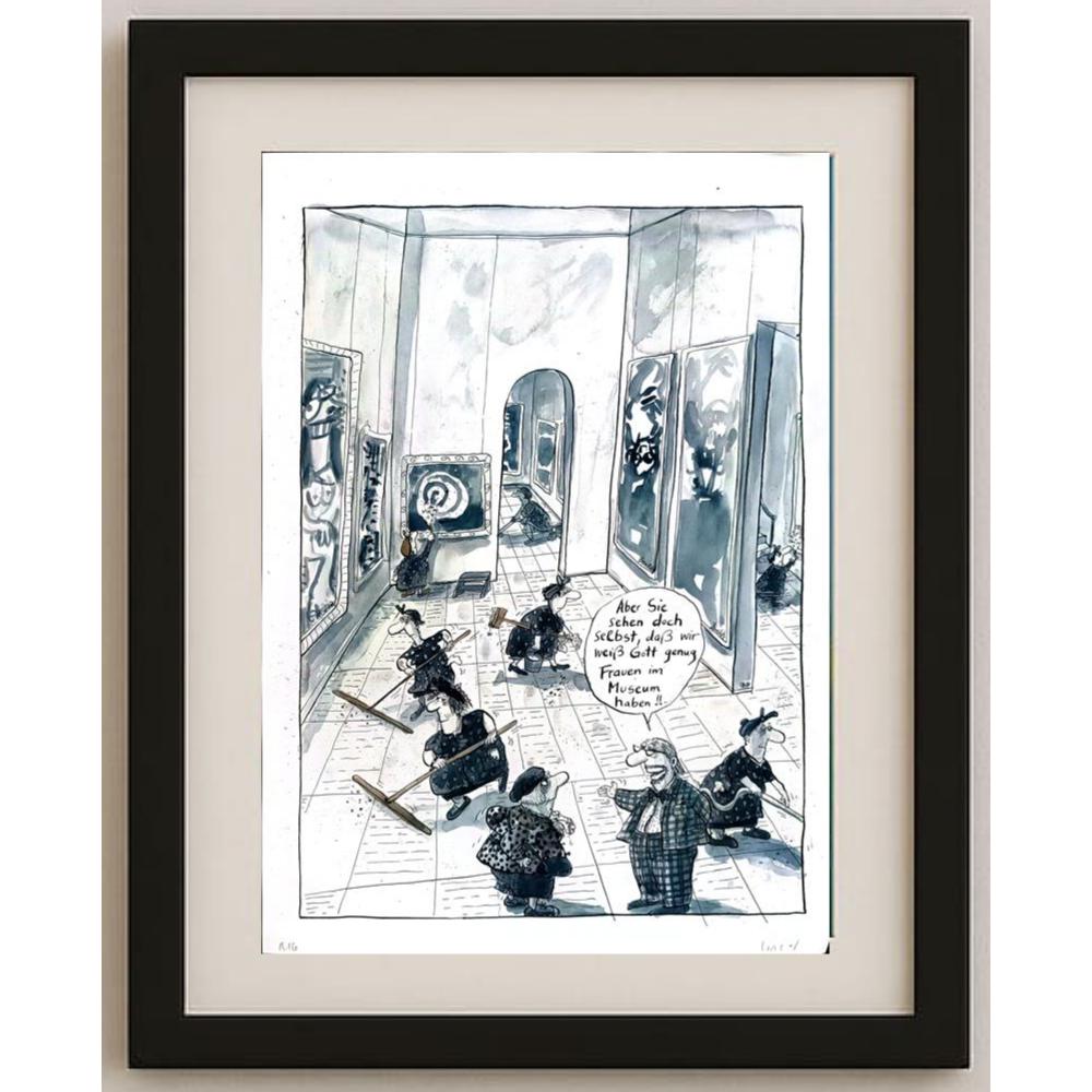 Hurzl Meiier 43x30cm Orijinal Karikatür BOD02451