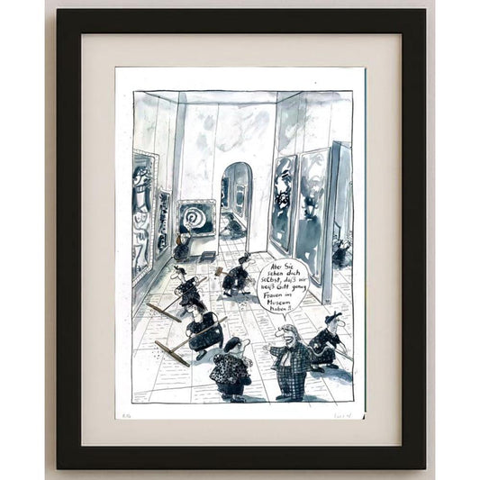Hurzl Meiier 43x30cm Orijinal Karikatür BOD02451