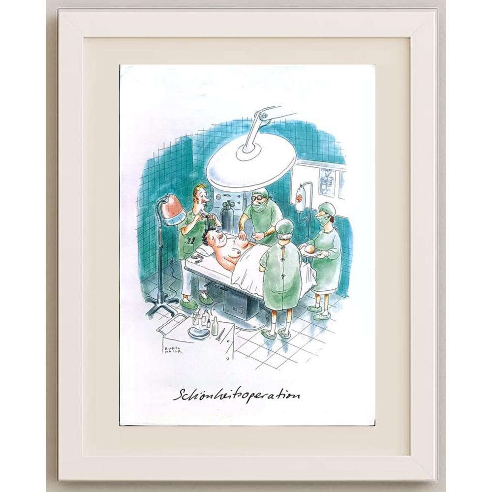 Hurzl Meiier 43x30cm Orijinal Karikatür BOD02454