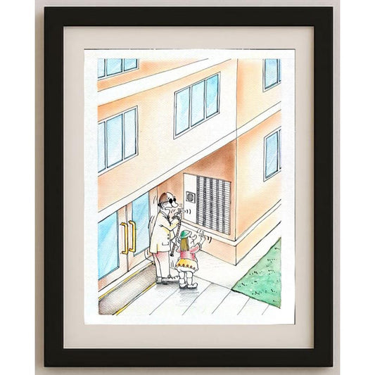 Kağan Çelik 34x22cm Orijinal Karikatür BOD02464