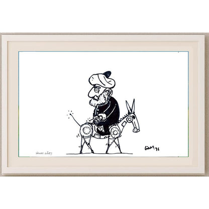 Gökhan Güneş 43x30cm Orijinal Karikatür BOD02467
