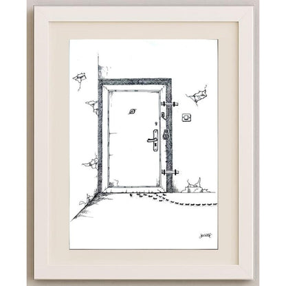 Serdar Horuz 29x21cm Orijinal Karikatür BOD02469