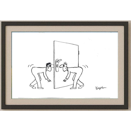 Çağlar Gözüaçık 25x17cm Orijinal Karikatür BOD02475