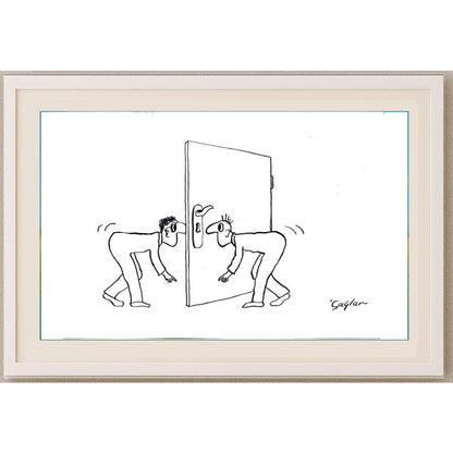 Çağlar Gözüaçık 25x17cm Orijinal Karikatür BOD02475