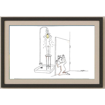 Çağlar Gözüaçık 35x25cm Orijinal Karikatür BOD02477