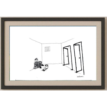 Ünsal Bahtiyar 35x25cm Orijinal Karikatür BOD02481