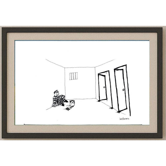 Ünsal Bahtiyar 35x25cm Orijinal Karikatür BOD02481
