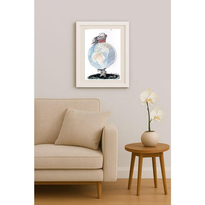 Franziska Becker 43x30cm Orijinal Karikatür BOD02485