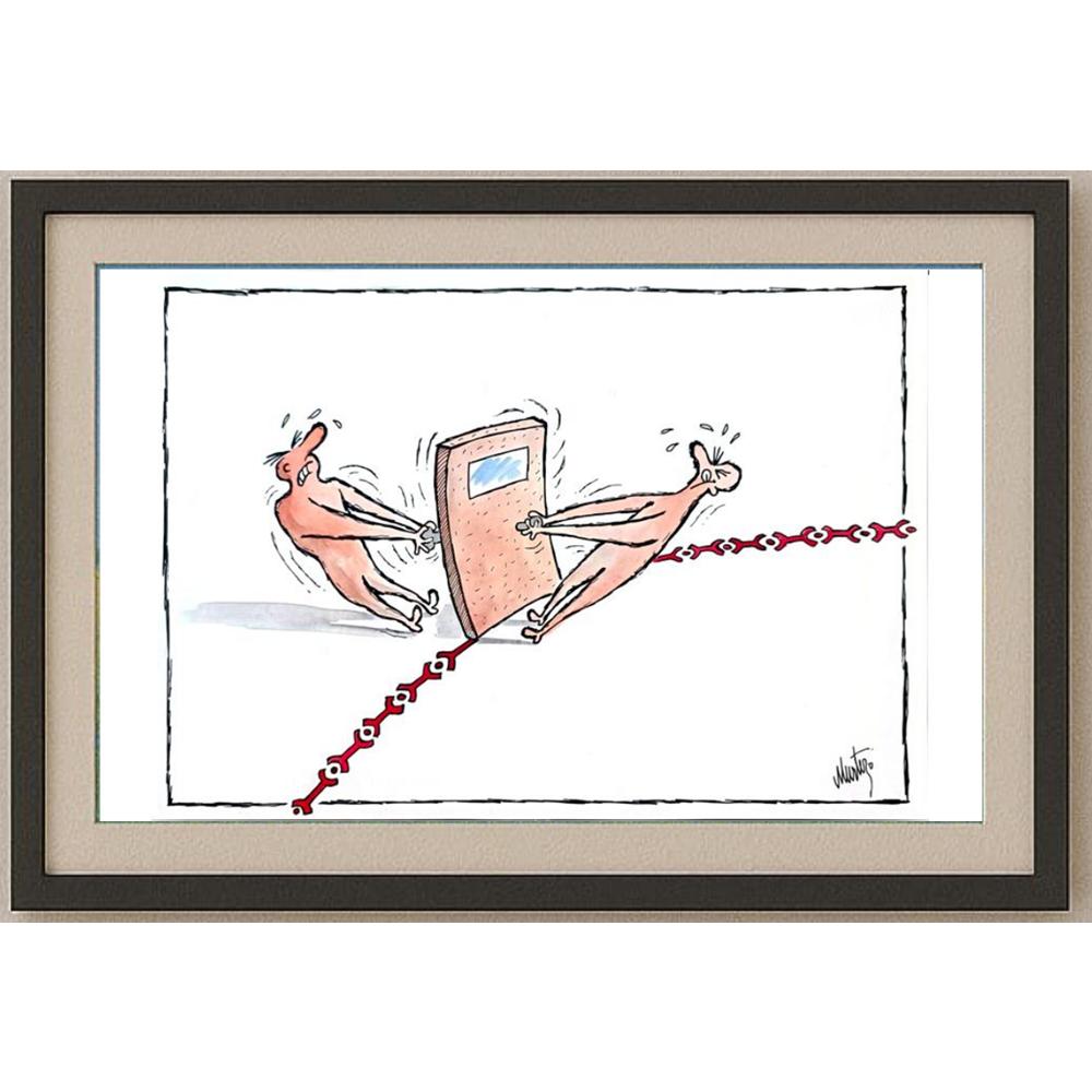 Murteza Albayrak 29x21cm Orijinal Karikatür BOD02488