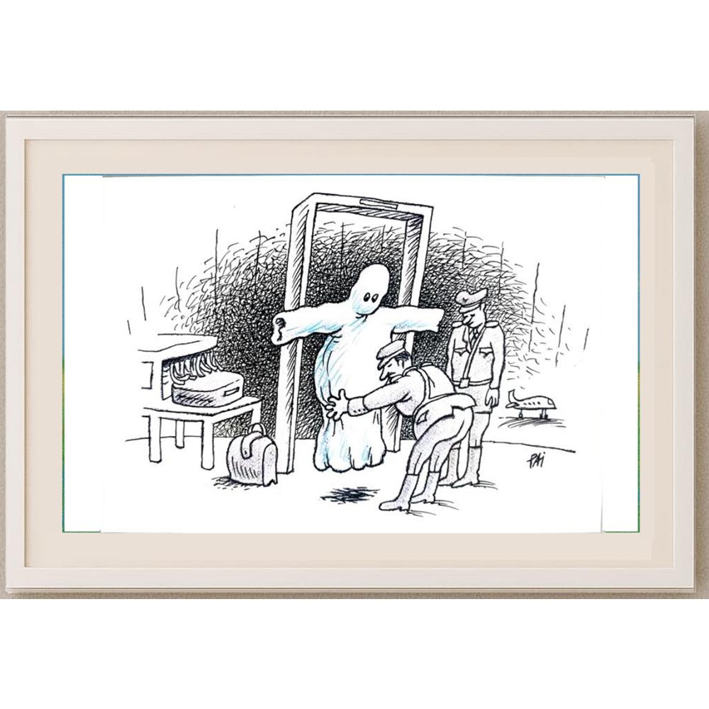 Julian Pena Pai 29x21cm Orijinal Karikatür BOD02498