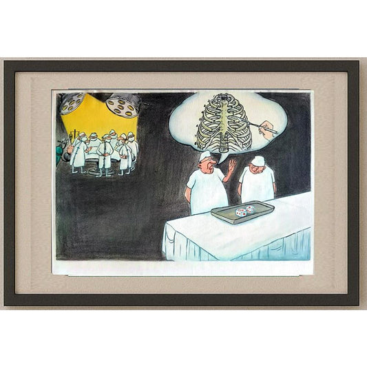 Ren Yide 29x21cm Orijinal Karikatür BOD02504