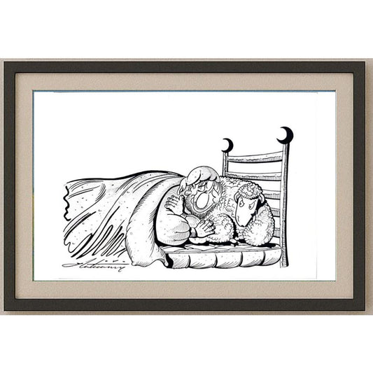 Zoran Zilaticanin 29x21cm Orijinal Karikatür BOD02507