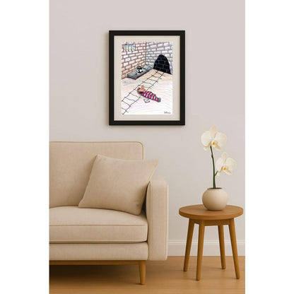 Seyran Caferli 43x30cm Orijinal Karikatür BOD02509