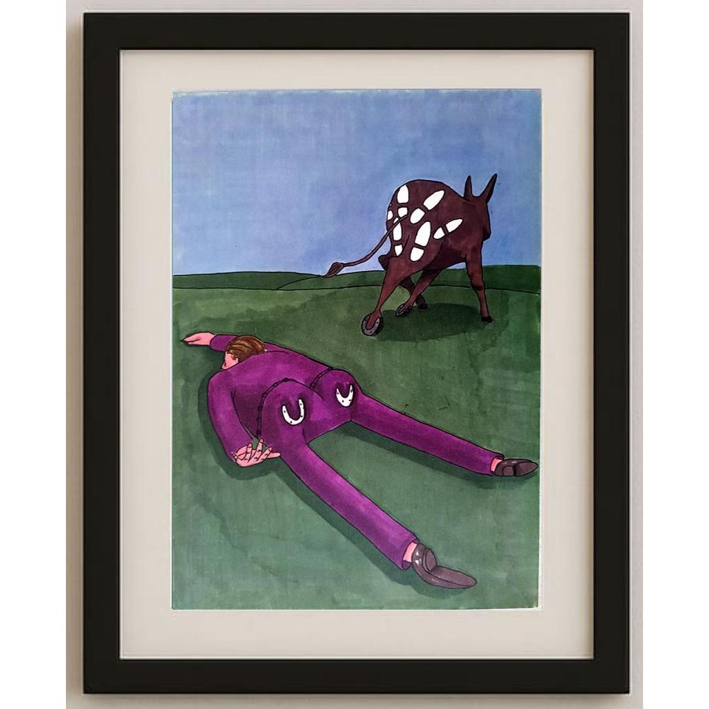 Sahrap Yousefi 29x21cm Orijinal Karikatür BOD02514