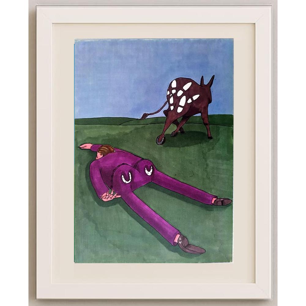 Sahrap Yousefi 29x21cm Orijinal Karikatür BOD02514