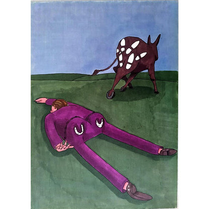 Sahrap Yousefi 29x21cm Orijinal Karikatür BOD02514