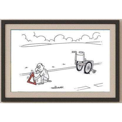 Arionauro Da Silva Santos 29x21cm Orijinal Karikatür BOD02515
