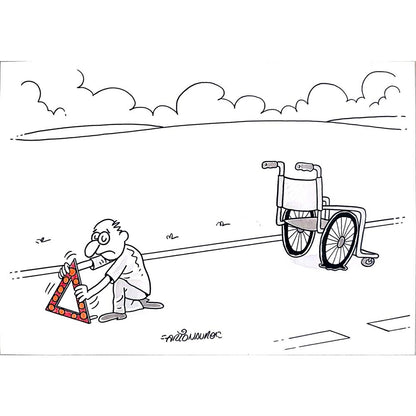 Arionauro Da Silva Santos 29x21cm Orijinal Karikatür BOD02515