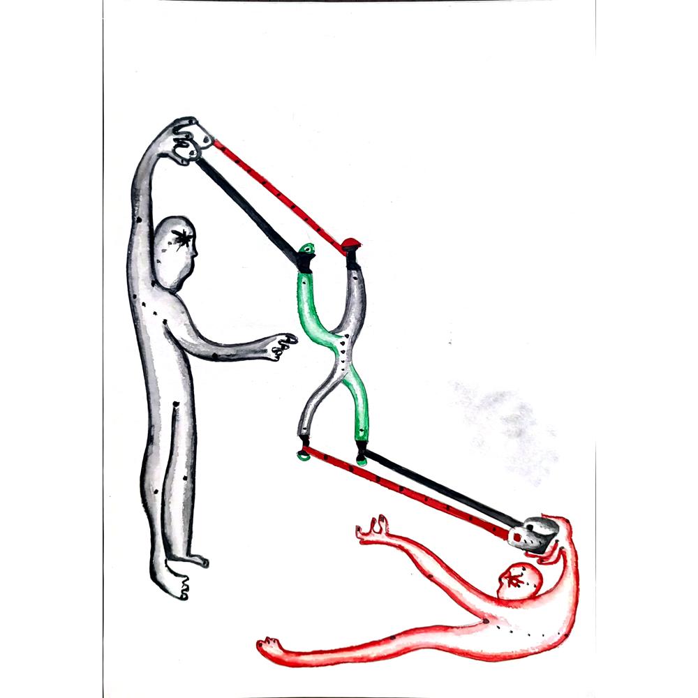 Kypunekcek Jrenj 29x21cm Orijinal Karikatür BOD02519