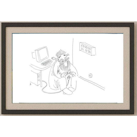 Murat Alimov 29x21cm Orijinal Karikatür BOD02521
