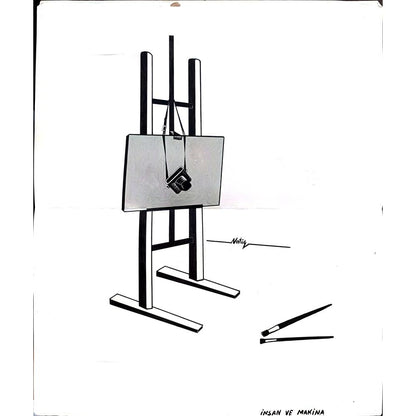Eyyubov Natig 100x60cm Orijinal Karikatür BOD02522