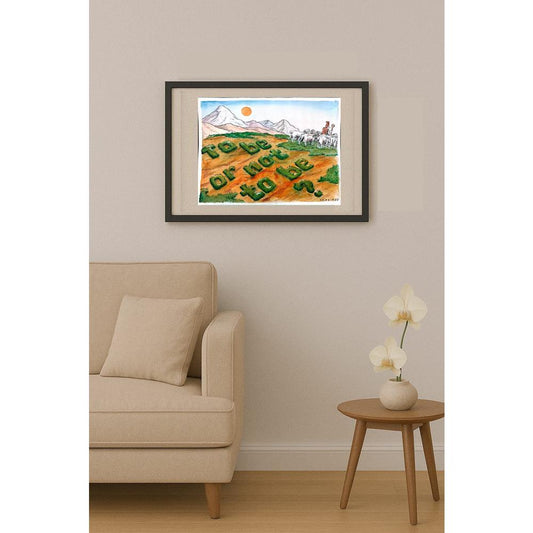 Yusup Shakirov 31x22cm Orijinal Karikatür BOD02528