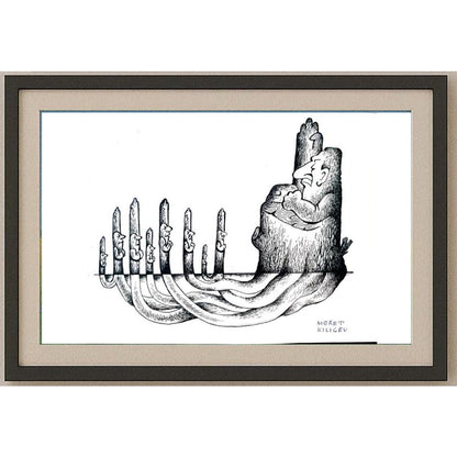 Meret Klıçev 15x13cm Orijinal Karikatür BOD02530