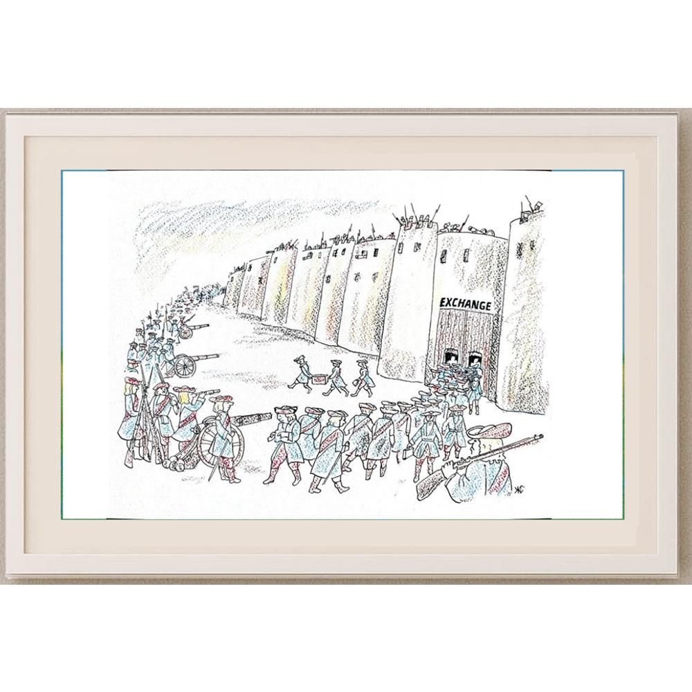 Salijan Yımgırçıyev 29x21cm Orijinal Karikatür BOD02535