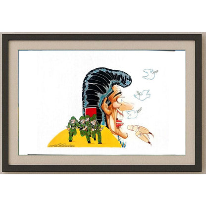 Zoran Zilaticanin 43x30cm Orijinal Karikatür BOD02551