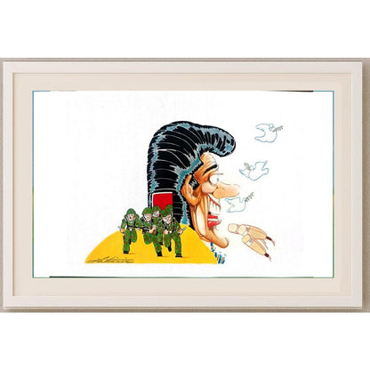 Zoran Zilaticanin 43x30cm Orijinal Karikatür BOD02551