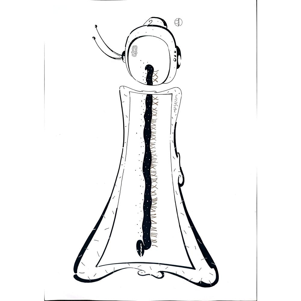 Miaden Durovic 43x30cm Orijinal Karikatür BOD02555